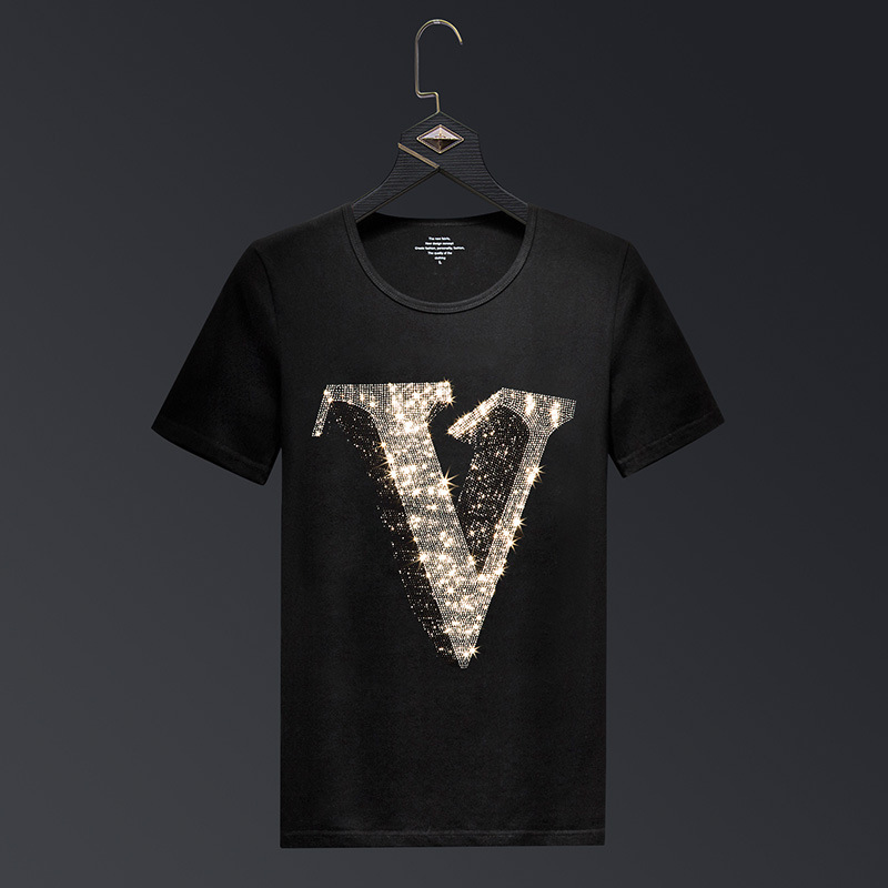 Streetwear Brand England - 2025 brief Strass T Shirts Männer