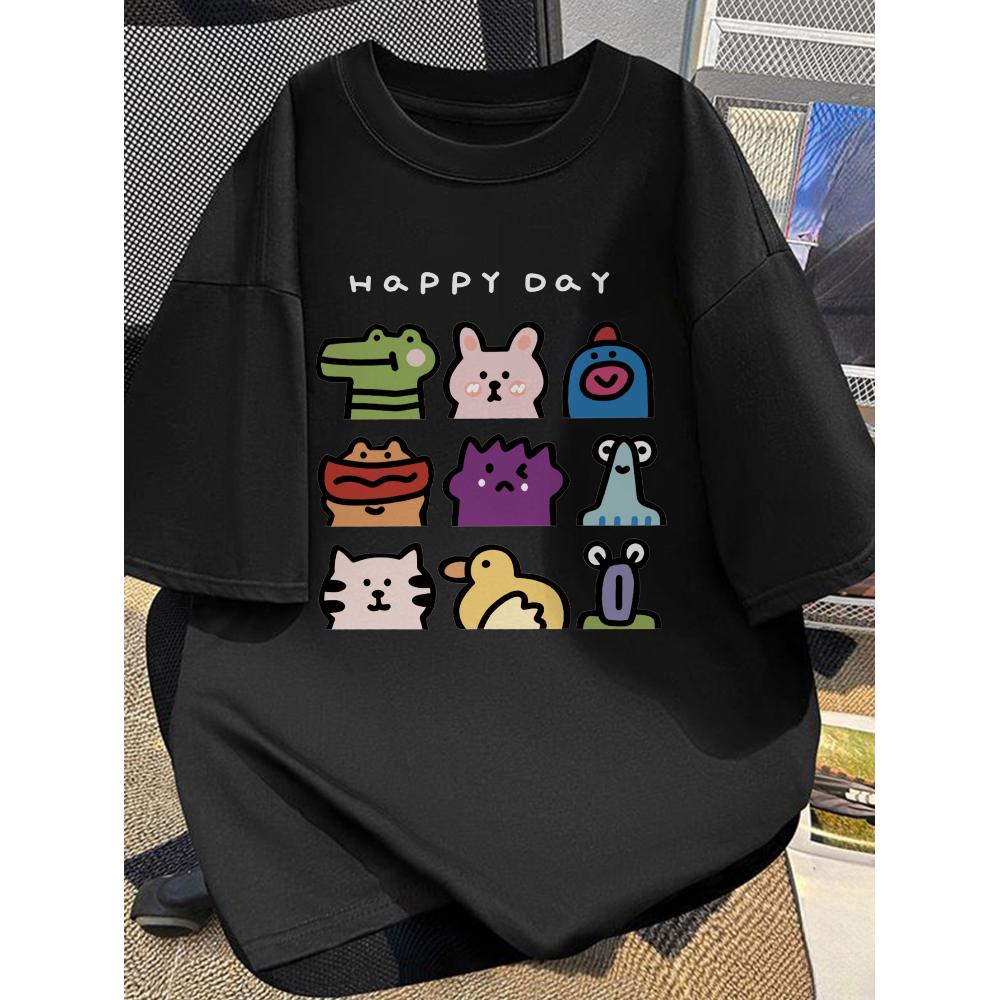 Streetwear Brand Graphic Designer - Baumwoll-T-Shirt mit lustigem Grafikdesign, Sommer, lässig,