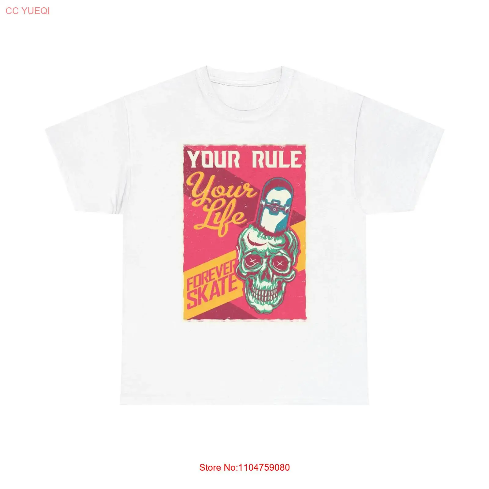 Streetwear Brand Graphic Designer - Forever Skate T-Shirt, brandneue, aus Baumwolle