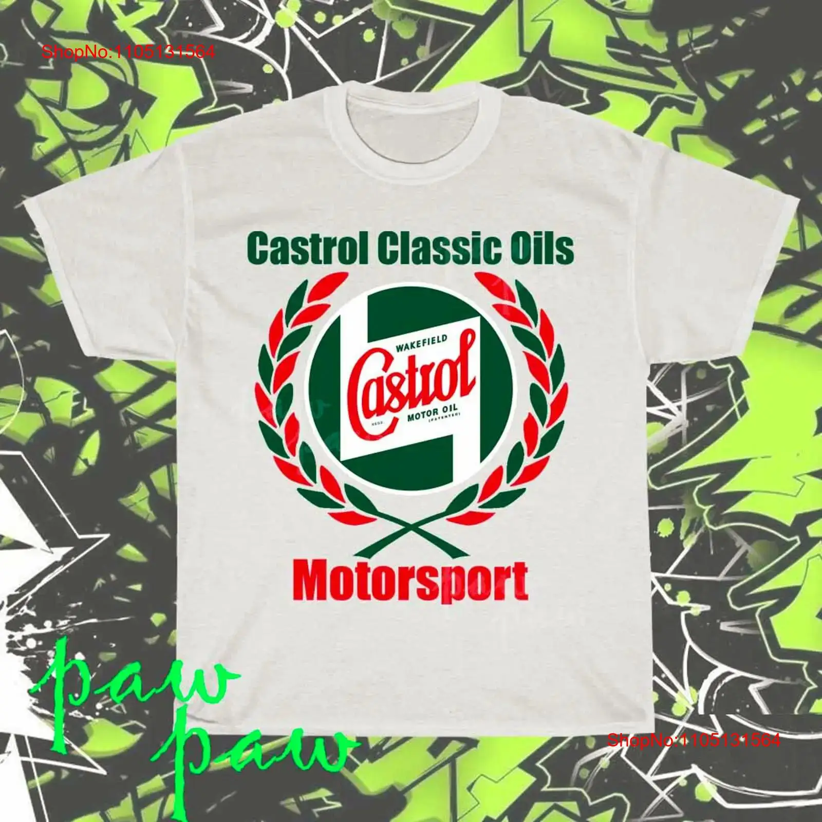 Streetwear Brand Graphic Designer - Brandneues Castrol Oil Logo American T-Shirt,