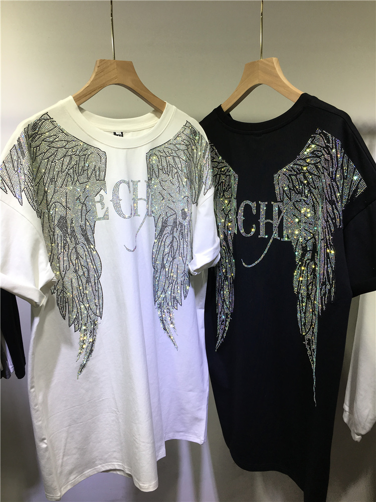 L-4XL übergroße Strass Engels  – Streetwear Brand Top Bewertung und Preis