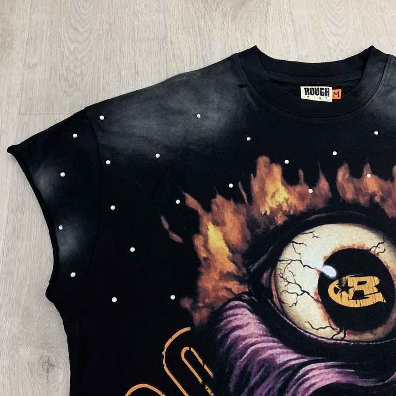 Amerikanische Retro Washed Bla – Streetwear Brand With Eye Bewertung und Preis