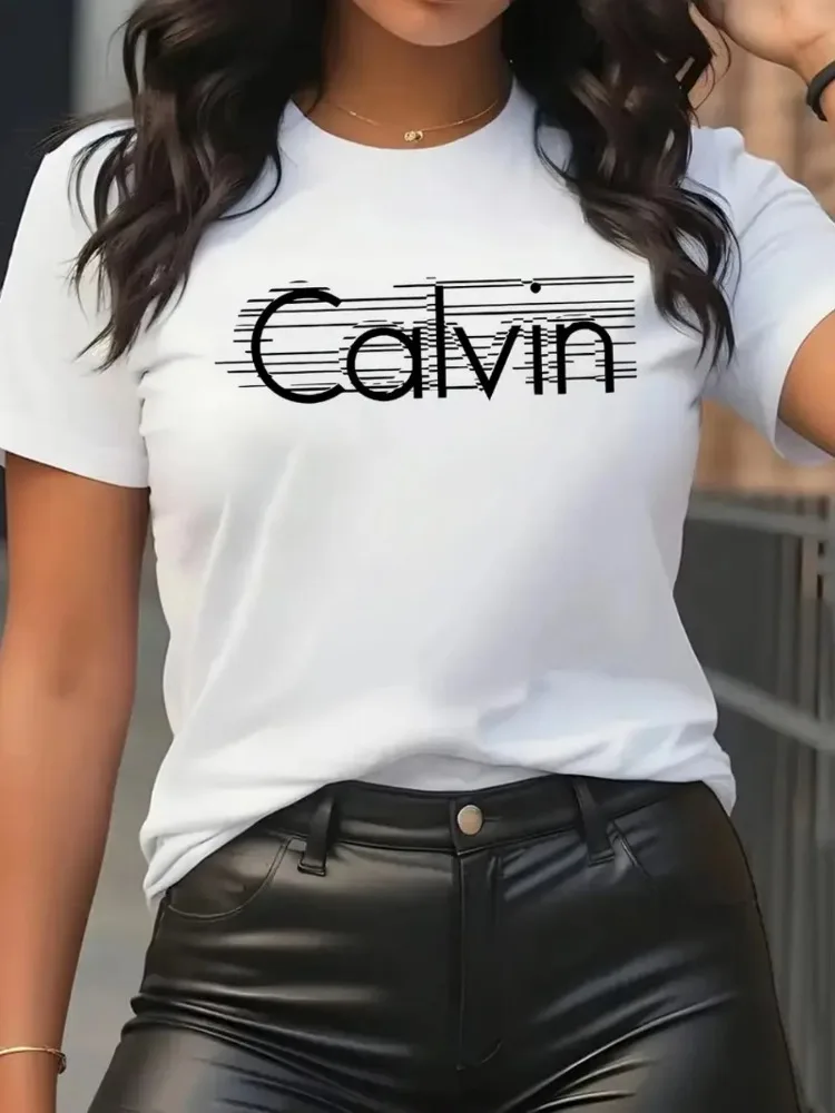 Calvin Damen T-Shirt Freizeit  – Streetwear Brand Top Bewertung und Preis