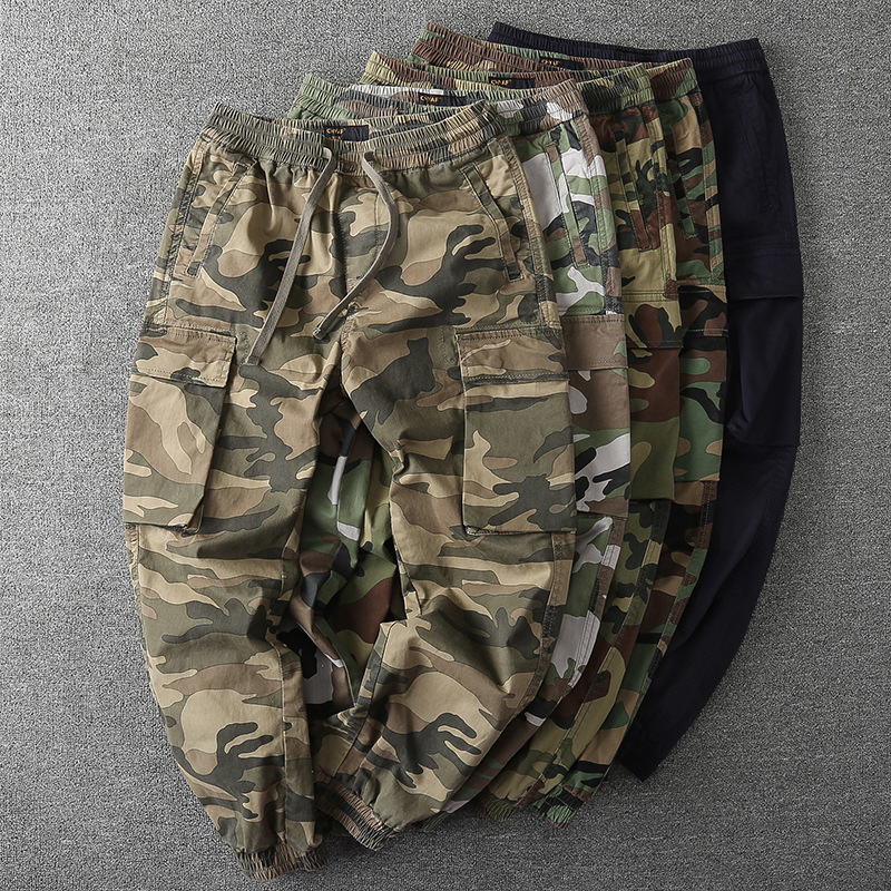 Vintage Camo Multi-Pocket Carg – Streetwear Brands Bewertung und Preis