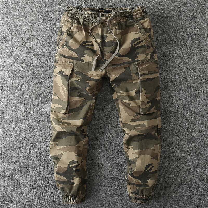 Vintage Camo Multi-Pocket Carg – Streetwear Brands Bewertung und Preis