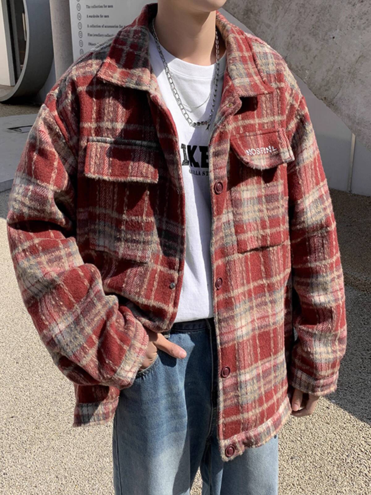 Dicke Hemdenjacke für Herren,  – Streetwear Brand England Bewertung und Preis